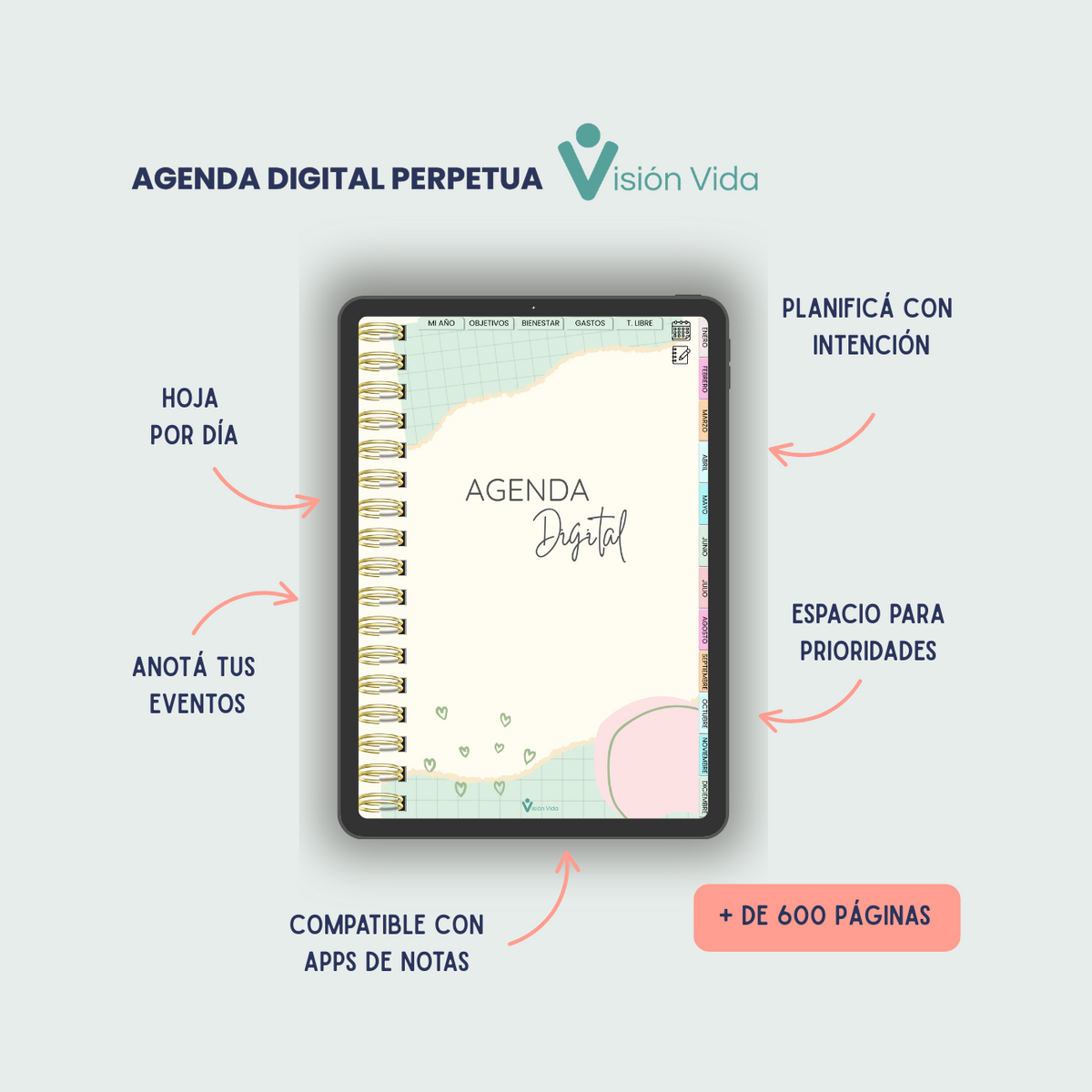Agenda Digital Perpetua Visión Vida